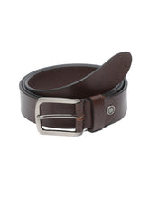 Load image into Gallery viewer, Men Brown Texture Leather Belt- Clearance sale