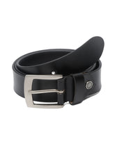 Load image into Gallery viewer, Men Black Texture Leather Belt