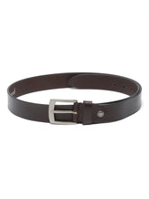 Load image into Gallery viewer, Men Brown Texture Leather Belt