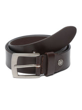 Load image into Gallery viewer, Men Brown Texture Leather Belt