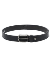 Load image into Gallery viewer, Men Black Leather Belt