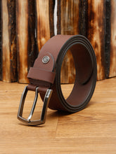 Load image into Gallery viewer, Men Brown Leather Belt