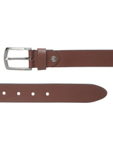 Load image into Gallery viewer, Men Brown Leather Belt