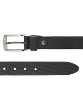 Load image into Gallery viewer, Men Black Texture Leather Belt