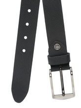 Load image into Gallery viewer, Men Black Texture Leather Belt