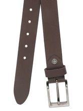 Load image into Gallery viewer, Men Brown Texture Leather Belt