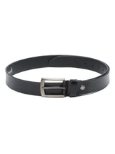 Load image into Gallery viewer, Men Black Leather Belt