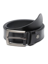 Load image into Gallery viewer, Men Black Leather Belt