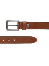 Load image into Gallery viewer, Men Brown Leather Belt