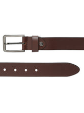 Load image into Gallery viewer, Men Brown Leather Belt