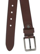 Load image into Gallery viewer, Men Brown Leather Belt