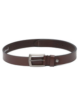 Load image into Gallery viewer, Men Brown Leather Belt