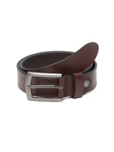 Load image into Gallery viewer, Men Brown Leather Belt