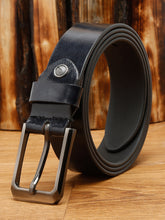 Load image into Gallery viewer, Men Black Leather Belt - Clearance sale