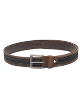 Load image into Gallery viewer, Teakwood Leather Men Black Belt