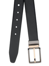 Load image into Gallery viewer, Teakwood Leather Men Teaxtured Black Belt
