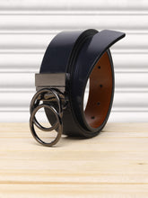 Load image into Gallery viewer, Teakwood Genuine Receivable Belt Round Shape Black Tone Buckle