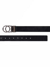 Load image into Gallery viewer, Teakwood Genuine Receivable Belt Round Shape Black Tone Buckle