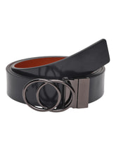 Load image into Gallery viewer, Teakwood Genuine Receivable Belt Round Shape Black Tone Buckle