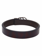 Load image into Gallery viewer, Teakwood Genuine Black Receivable Belt Round Shape Black Tone Buckle (One Size)