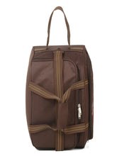 Load image into Gallery viewer, Teakwood Leather Brown Printed Medium Duffel Bag