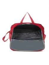 Load image into Gallery viewer, Teakwood Leather Maroon Printed Small Duffel Bag