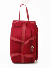Load image into Gallery viewer, Teakwood Leather Maroon Printed Large Duffel Bag