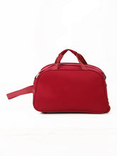 Load image into Gallery viewer, Teakwood Leather Maroon Printed Large Duffel Bag