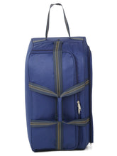 Load image into Gallery viewer, Teakwood Leather Navy Blue Printed Small Duffel Bag