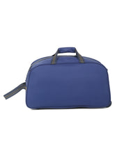 Load image into Gallery viewer, Teakwood Leather Navy Blue Printed Small Duffel Bag