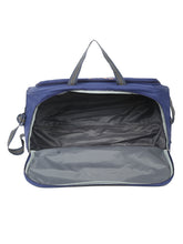 Load image into Gallery viewer, Teakwood Leather Navy Blue Printed Small Duffel Bag