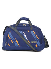 Load image into Gallery viewer, Teakwood Leather Navy Blue Printed Medium Duffel Bag