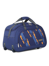 Load image into Gallery viewer, Teakwood Leather Navy Blue Printed Medium Duffel Bag