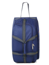 Load image into Gallery viewer, Teakwood Leather Navy Blue Printed Large Duffel Bag