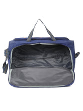 Load image into Gallery viewer, Teakwood Leather Navy Blue Printed Large Duffel Bag