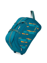 Load image into Gallery viewer, Teakwood Leather Teal Printed Small Duffle Bag