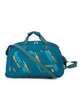 Load image into Gallery viewer, Teakwood Leather Teal Printed Large Duffel Bag
