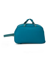Load image into Gallery viewer, Teakwood Leather Teal Printed Large Duffel Bag