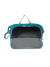Load image into Gallery viewer, Teakwood Leather Teal Printed Large Duffel Bag