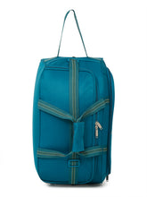 Load image into Gallery viewer, Teakwood Leather Teal Printed Medium Duffel Bag