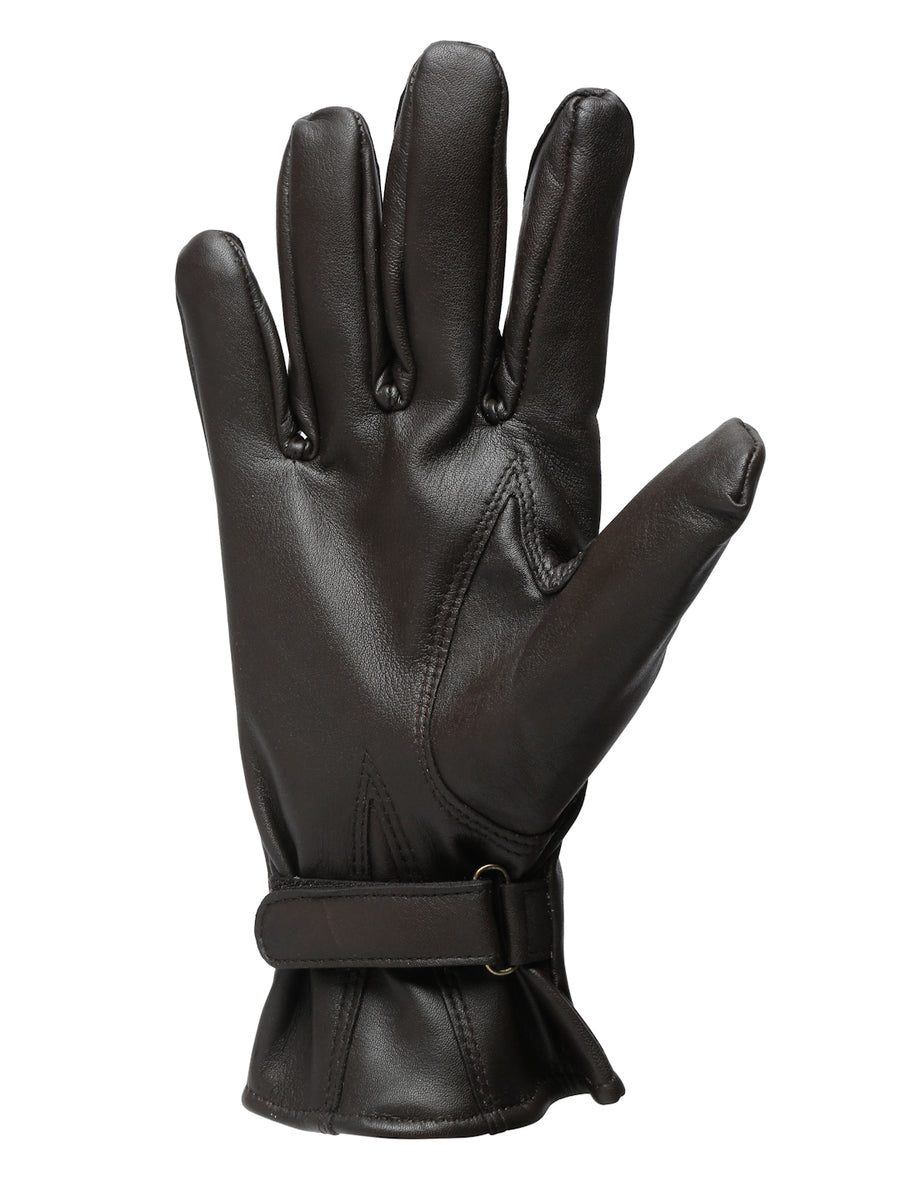 Black Leather Hand Gloves | Teakwood Leathers