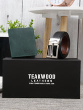 Load image into Gallery viewer, Teakwood Genuine Leather Combo Gift Set