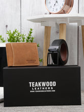 Load image into Gallery viewer, Teakwood Genuine Leather Combo Gift Set