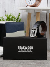Load image into Gallery viewer, Teakwood Genuine Leather Combo Gift Set