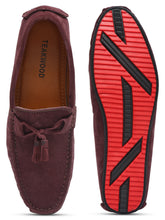 Load image into Gallery viewer, Teakwood Leather Men Solid Round-Toe Purple Loafer - Clearance sale