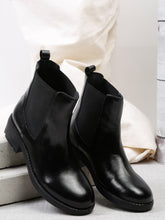 Load image into Gallery viewer, Teakwood Genuine Leather Black Women's Boots