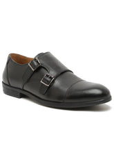 Load image into Gallery viewer, men-brown-solid-genuine-leather-formal-monks