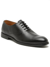 Load image into Gallery viewer, Teakwood Genuine Leather Black Oxford Shoes