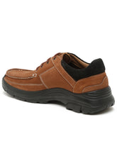 Load image into Gallery viewer, Men Camel Brown Solid Genuine Leather Shoes