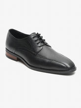 Load image into Gallery viewer, Men Black Solid Genuine Leather Formal Derbys